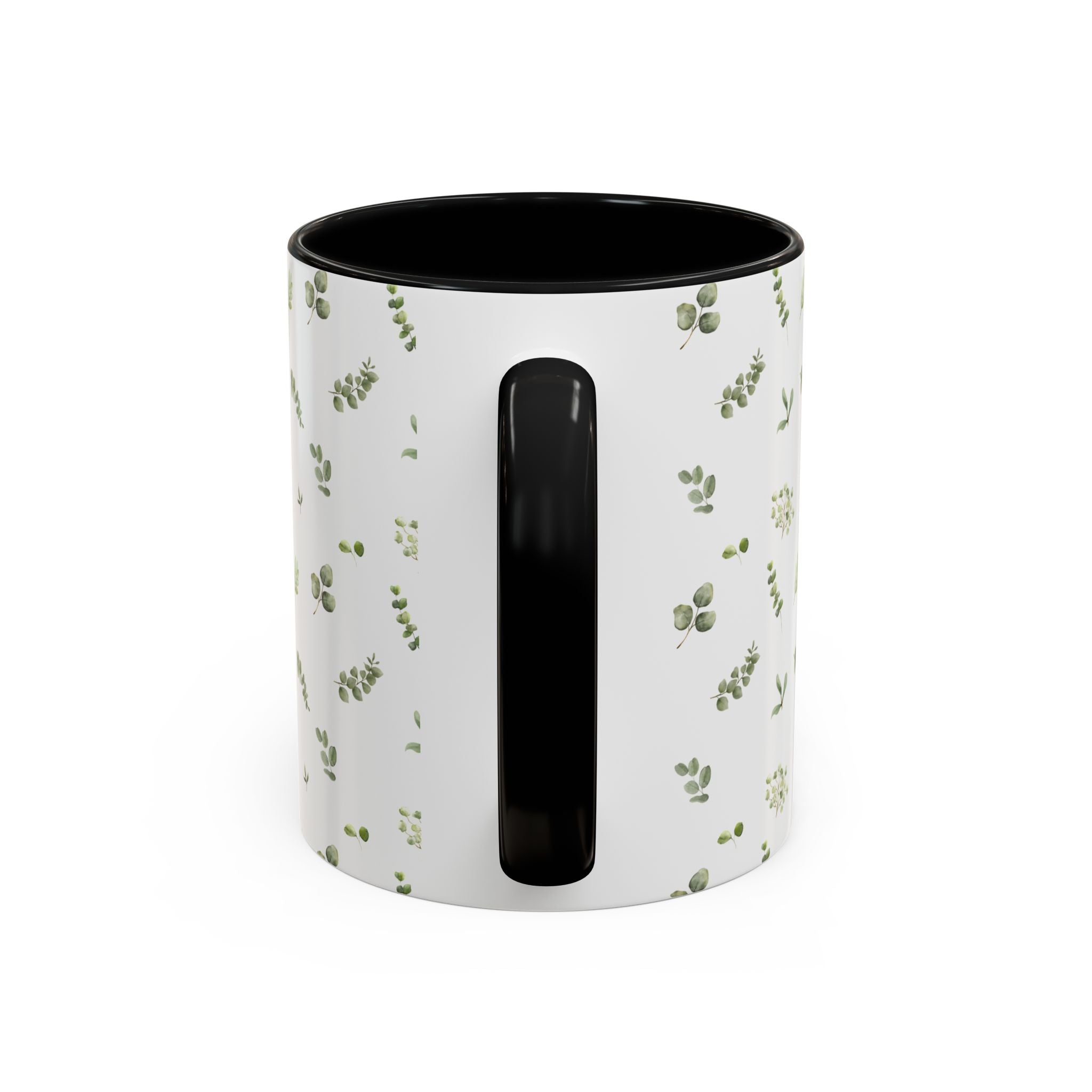 Botanical Eucalyptus Accent Coffee Mug — 11/15oz