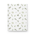 Botanical Eucalyptus Hardcover Journal — Matte Floral Notebook for Notes & Planning