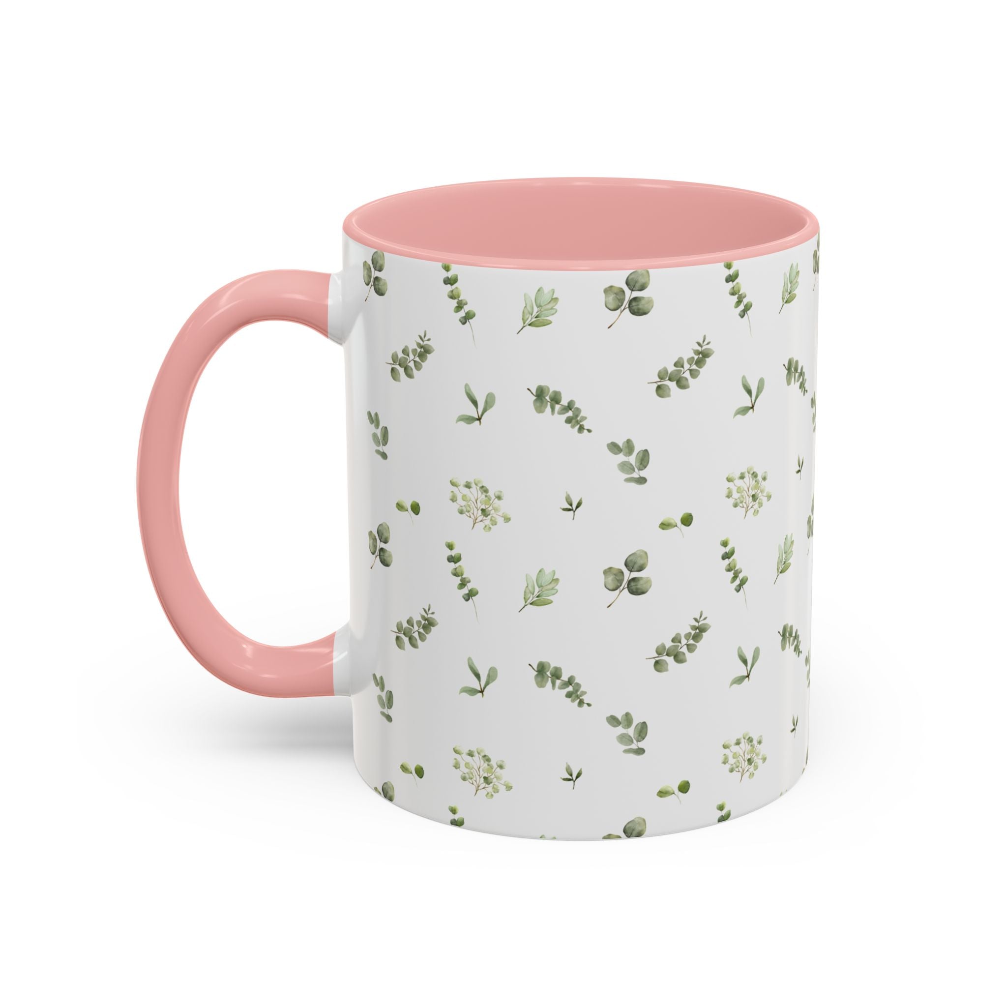Botanical Eucalyptus Accent Coffee Mug — 11/15oz