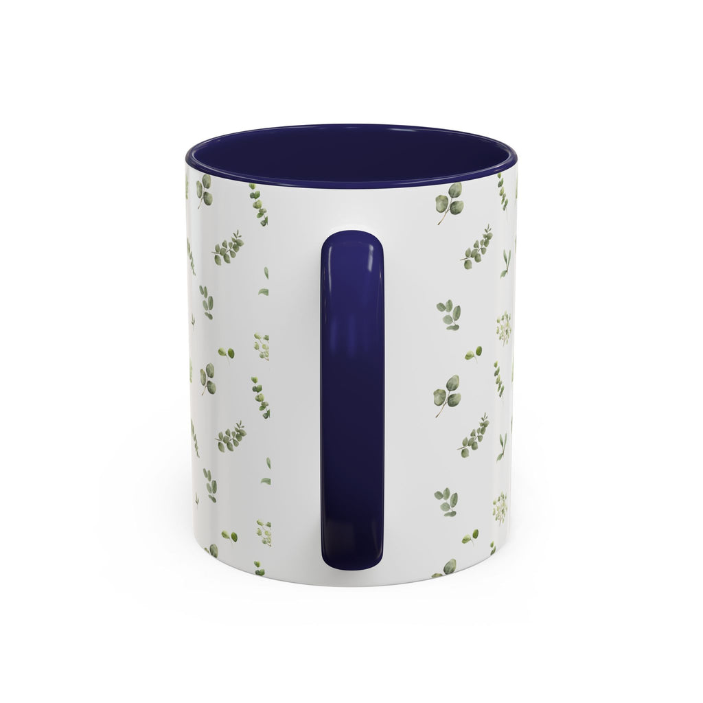 Botanical Eucalyptus Accent Coffee Mug — 11/15oz