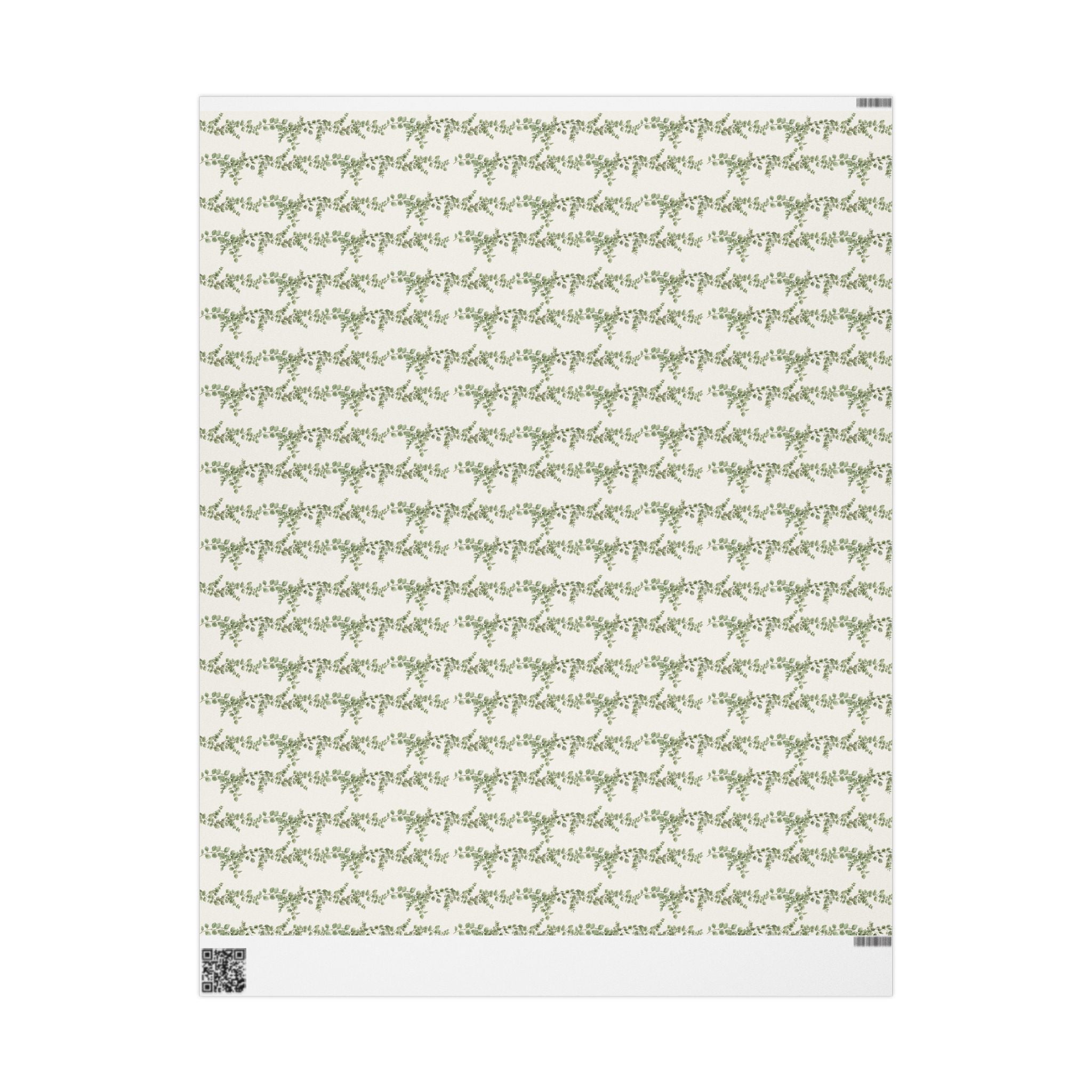 Eucalyptus Sprig Wrapping Paper Roll — Botanical Gift Wrap