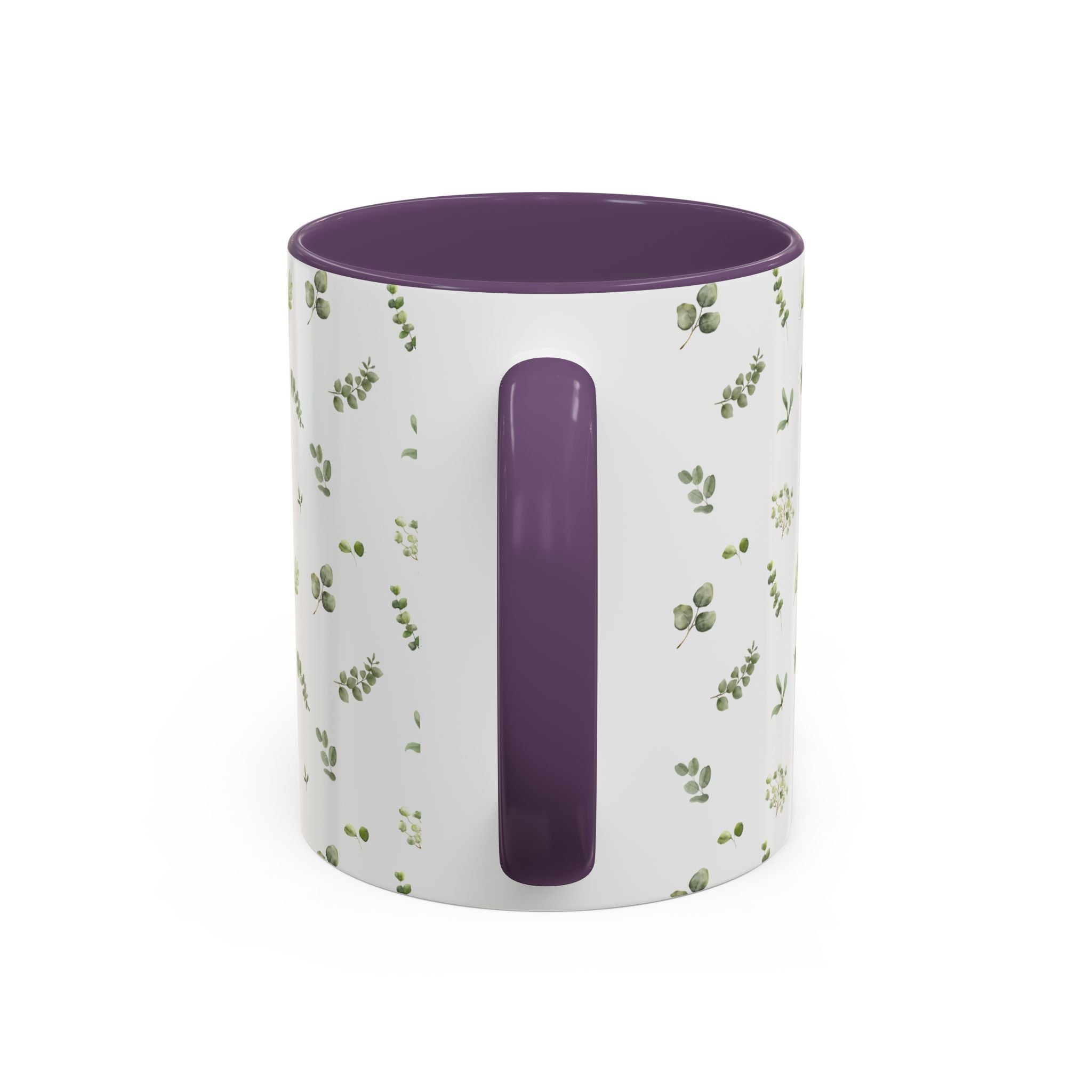 Botanical Eucalyptus Accent Coffee Mug — 11/15oz
