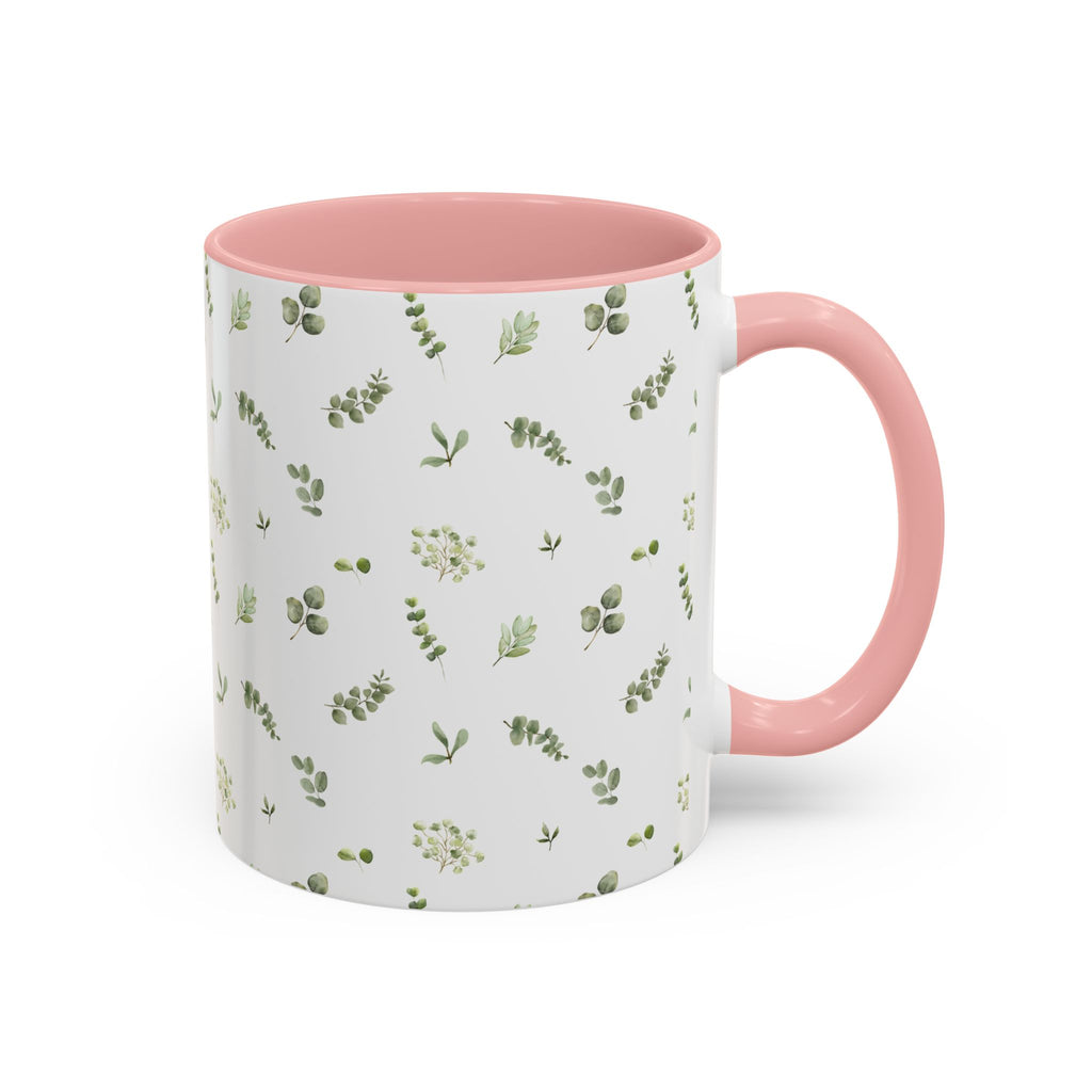 Botanical Eucalyptus Accent Coffee Mug — 11/15oz