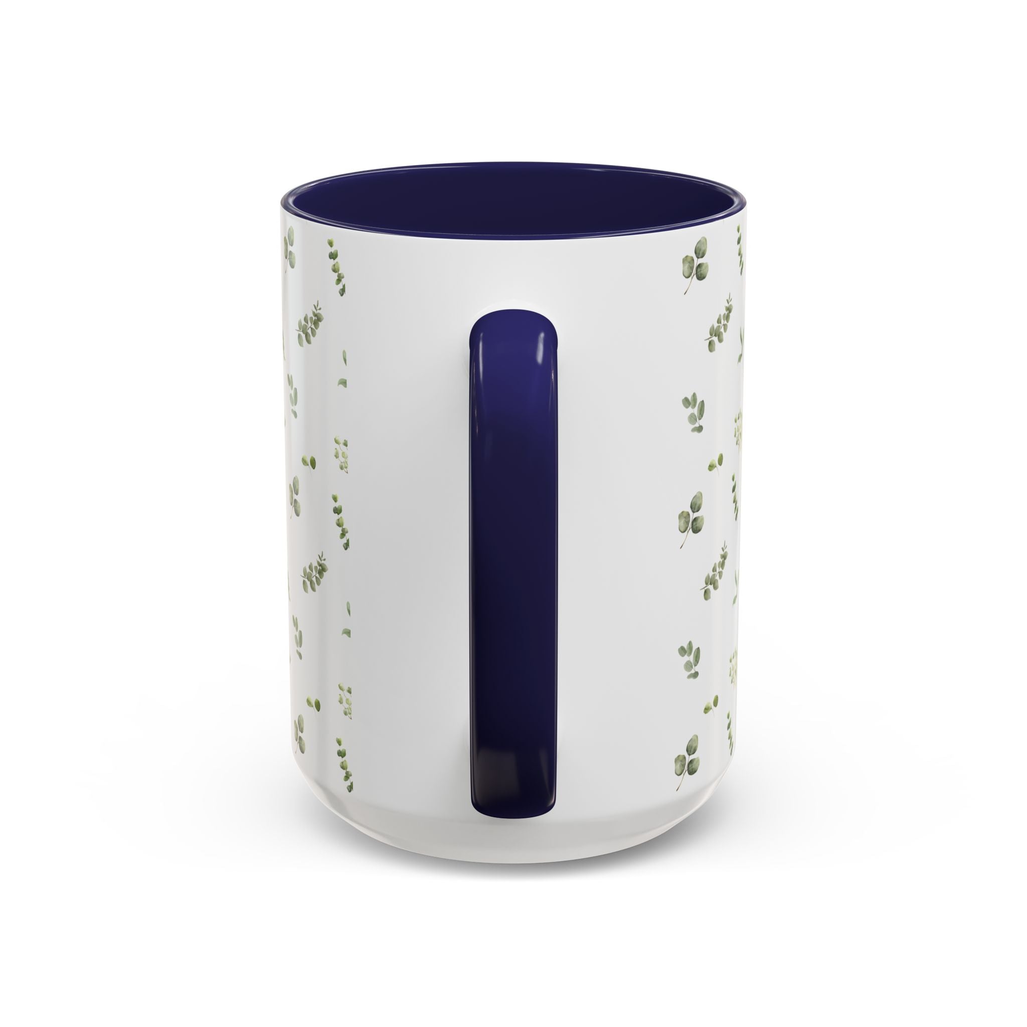 Botanical Eucalyptus Accent Coffee Mug — 11/15oz