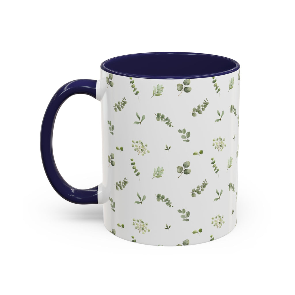 Botanical Eucalyptus Accent Coffee Mug — 11/15oz