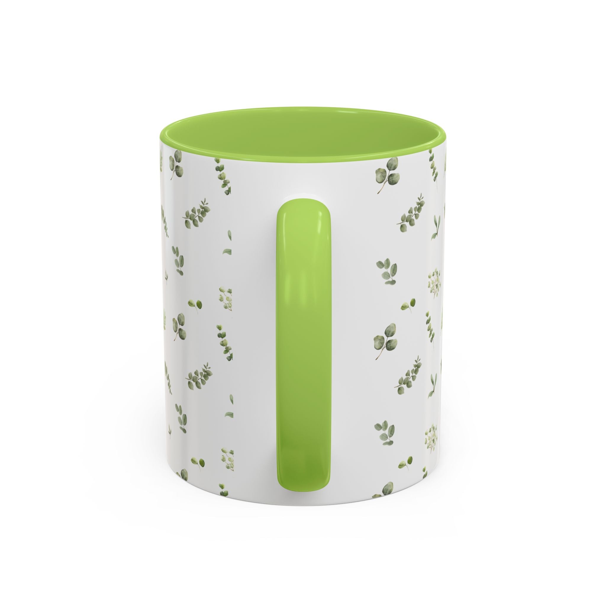 Botanical Eucalyptus Accent Coffee Mug — 11/15oz